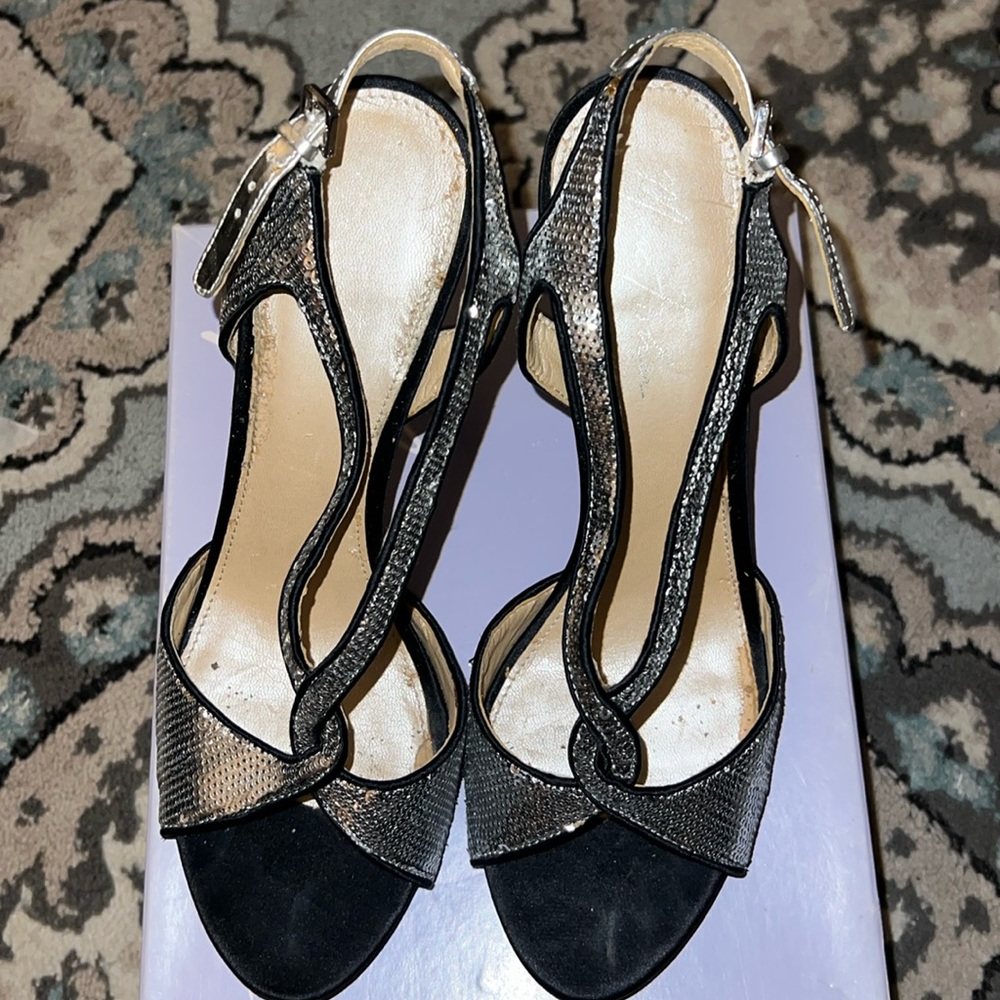 Women Sequin Open Toe Shoes